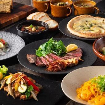 9月1日起：「秋季風味晚餐自助餐」高級50道菜【無限量暢吃】【無限量暢飲】7000日元