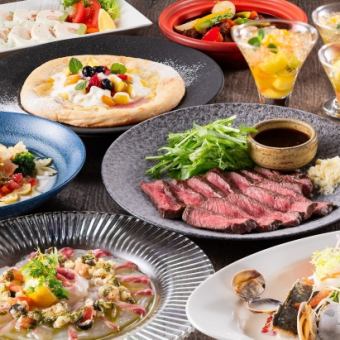 3/1～「春の味覚ディナーオーダーバイキング」プレミアム50品[食放][アルコール飲放]7000円