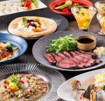 3/1～「春の味覚ディナーオーダーバイキング」プレミアム50品[食放][アルコール飲放]7000円