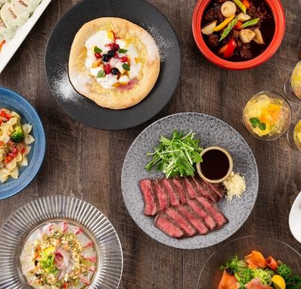 3/1～「春の味覚ディナーオーダーバイキング」プレミアム50品[食放][ソフトドリンク飲放]5500円