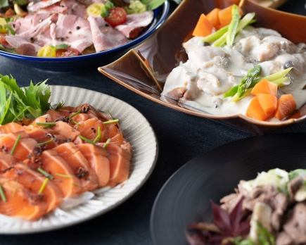 【日～木限定】春の味覚★パーティープラン5,000円☆お料理8品＆飲み放題付き♪