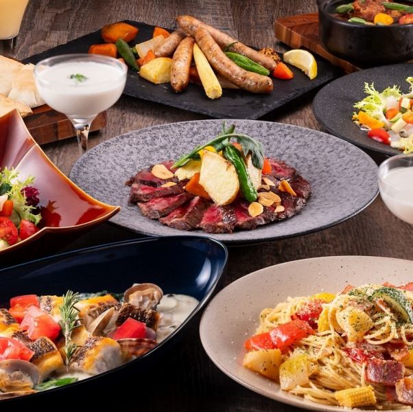 夏のビアテラスディナーオーダーバイキング☆プレミアムプラン50品食べ放題＆アルコール飲み放題♪