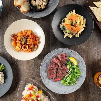 From December 1st: "Winter Delights Dinner Order Buffet" Premium 50-item menu [All-you-can-eat][All-you-can-drink soft drinks] 5500 yen