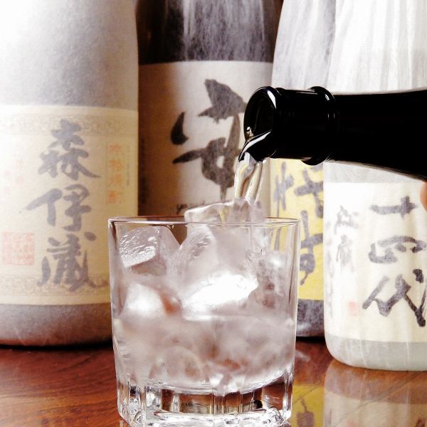 ３Mがかすんでしまう程の焼酎のラインナップは日本屈指かもしれません。「心斎橋でうまい 和食と焼酎」ならお任せくださいっ(*´▽｀*)　ビアガーデンとはまた違う本格生ビールも楽しめます。焼肉、海鮮、チーズフォンデュ、カニやフグの季節料理にも合います。森伊蔵、村尾、魔王、安田、十四代、むんのら、眞鶴、紫美…