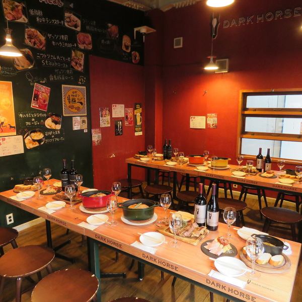 [For private use ◎Second floor seats] It can be reserved for groups of 15 to 30 people! The stylish and cozy space is perfect for private parties. You can enjoy various banquets at your leisure.We can also accommodate surprise productions, so please feel free to contact us!