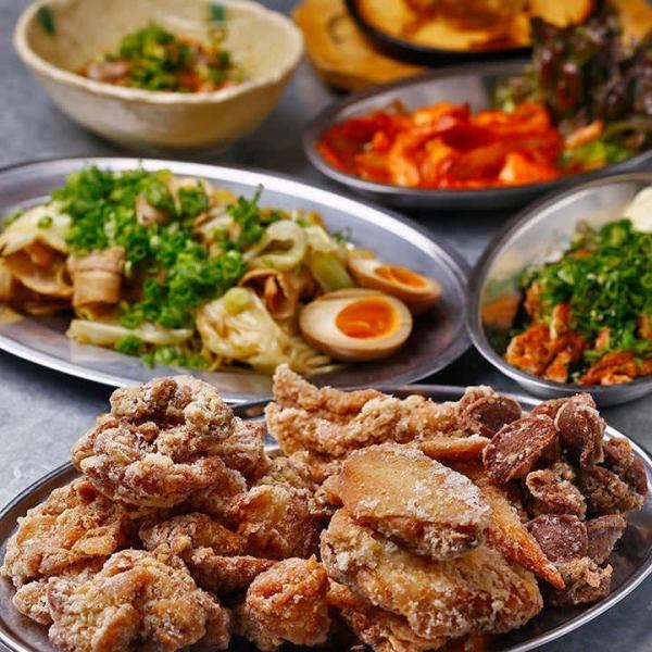 【120分飲放題付】感激！ももからあげ食べ放題！！各種ご宴会に最適の『勝男コース』全8品