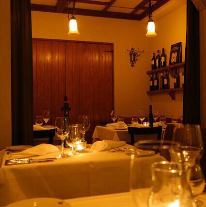 Corso del privato: A plan for entertaining or enjoying a private meal in a private room (for 5 people or more)