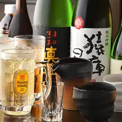 《期間限定》当日OK◎銘柄日本酒や焼酎、ウィスキー『プレミアム飲み放題』3,080円⇒2,480円