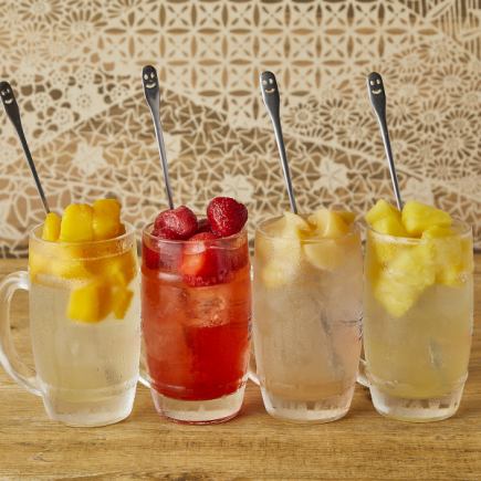 水果酸味及醋酸味飲料暢飲 ¥2,200