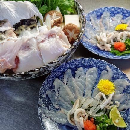 11月15日より予約可・完全個室【鉄刺・鉄ちりコース・白子付き】16,500円~（要予約）