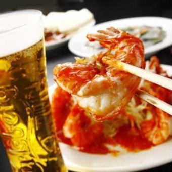 含生啤酒【2.5小时自助餐+无限畅饮宴会】4,268日元！132种菜肴和多种饮料的宴会