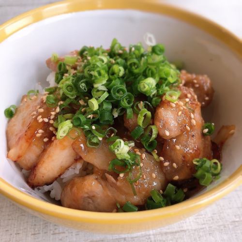 Pork belly rice bowl with Matsusaka pork