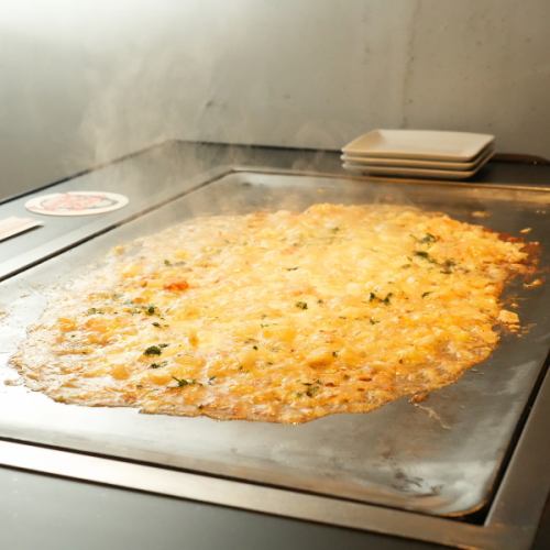 もんじゃ焼きで楽しく宴会！