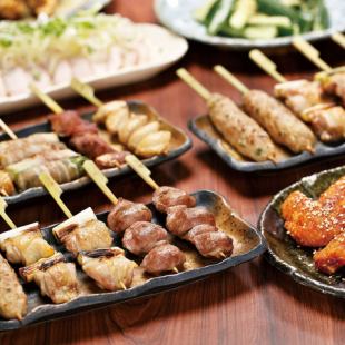 仅限周一、周二【饭桶鸡肉套餐+甜点】<共9道菜>5,000日元（含无限畅饮）