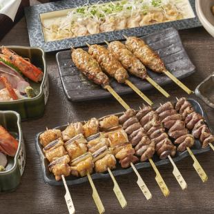 忘年会におすすめ！鳥元こだわりの料理を愉しむ【新！いいとこ鳥コース】飲み放題込み5,000円