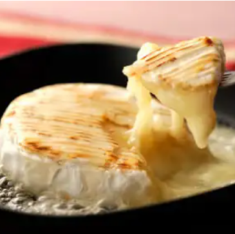 焼きカマンベールフォンデュ/豚しゃぶロール
