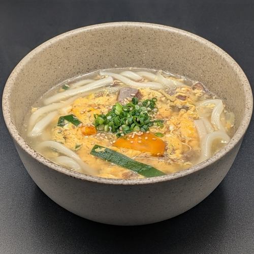 すじ玉うどん (ハーフ)