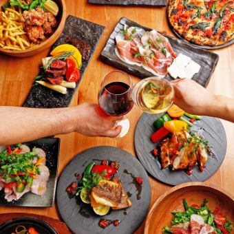 11 items in total ◆ [2 hours all-you-can-drink included] Special price 6,000 yen! Dessert of your choice ◎ Pasta and pizza are both "standard full courses"