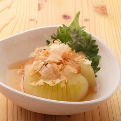 蒸し玉ねぎ