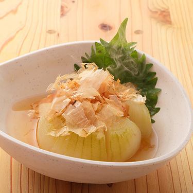 蒸し玉ねぎ