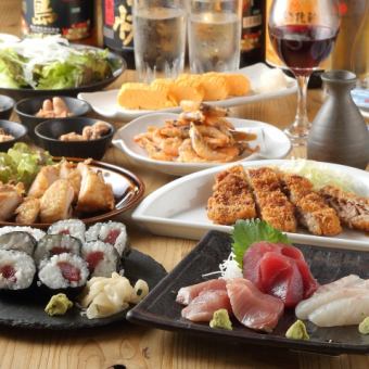 5000円【忘新年会コース】《2H飲放題付》てつたろう定番の人気メニューが勢揃い!・・・全9品