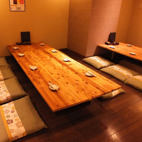 座敷の半個室完備♪