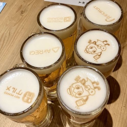 ビール印字サービスあり♪