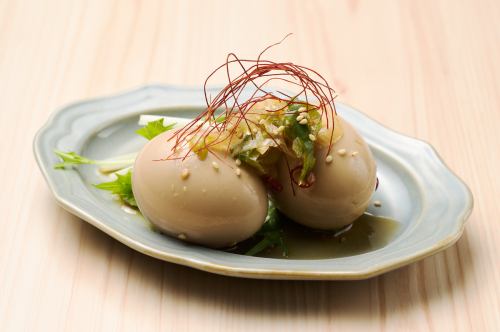 韓国風ピリ辛味付けたまご