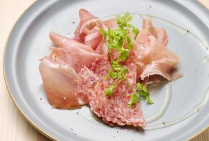 3種の生ハム盛り合わせ