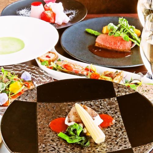 Roasted Wagyu beef thigh, oven-baked salmon, cake included {Mistral Course}