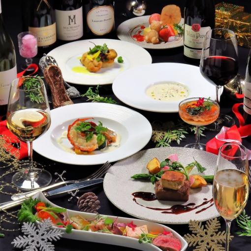 《2025Xmas》和牛ヒレ肉のロティ、オマール海老など食材に拘った全6品■23,000円※12/6,7,13,14