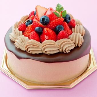 [Raw Chocolate Decoration Cake] Click here to make an online reservation for takeout♪