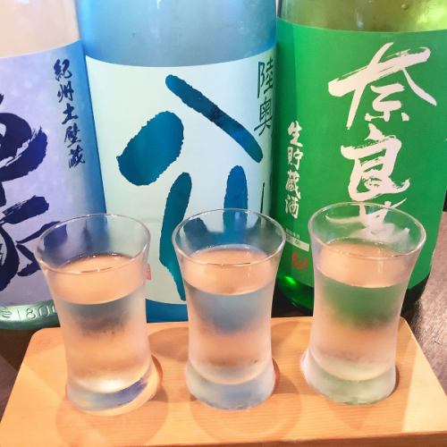 店長厳選！日本酒勢揃い