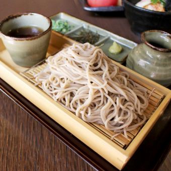 〆のざるそば