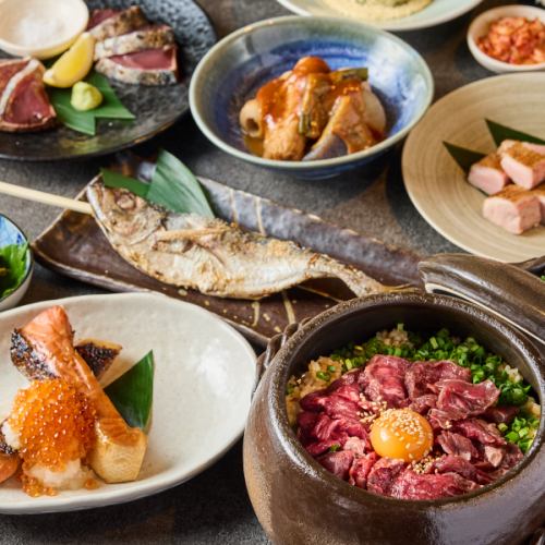 【土浦×個室居酒屋】郷土料理×土鍋ご飯♪飲み放題付きコース充実!!焼鳥・海鮮など定番のメニュー充実