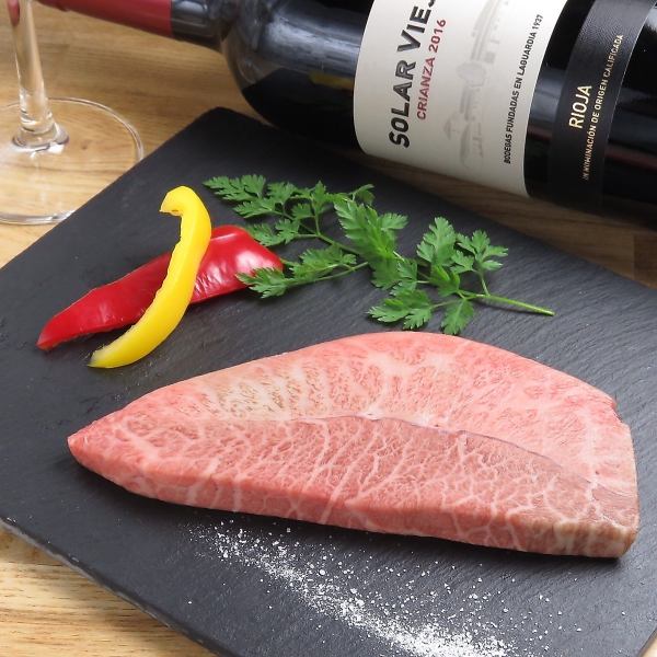 【おすすめ!てっぱんde焼き物】黒毛和牛ステーキ2200円(税込)