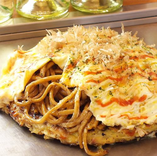 モダン焼き(そば入り)