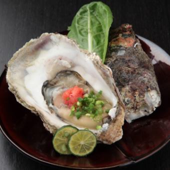 Seasonal products * The photo shows raw oysters