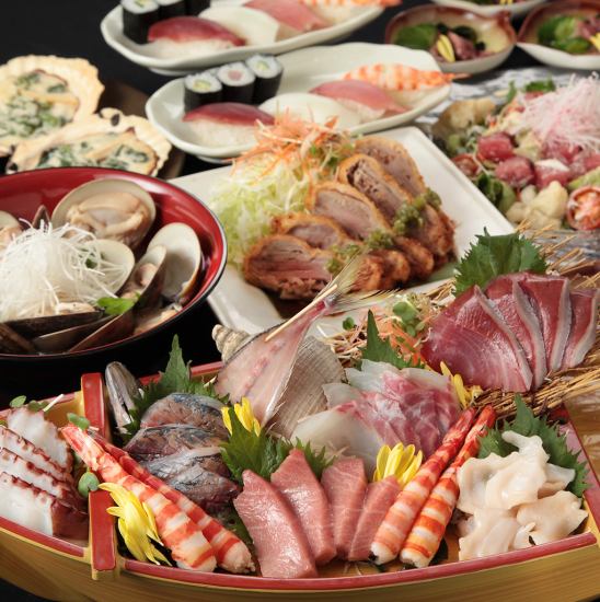 The fresh fish sent directly from Sajima fishing port in Aomori, Hokkaido, which is a connoisseur every day, is excellent!