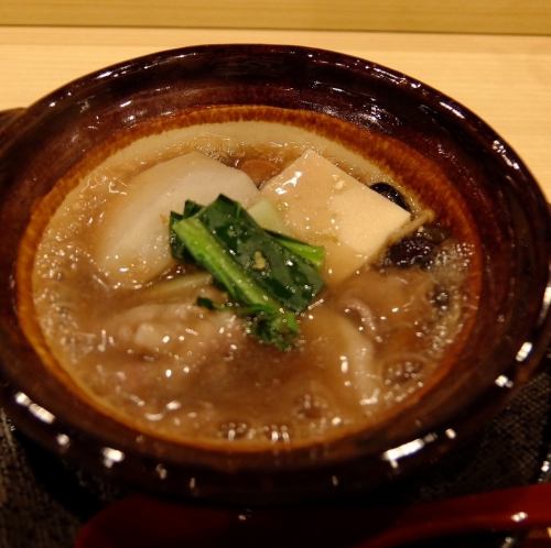 Izumo Boar Meat and Vegetables Jibuni