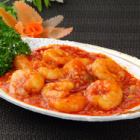 Stir-fried shrimp with chili sauce