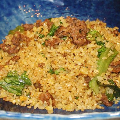 Miura Hayama beef cut off iron plate fried rice with lettuce