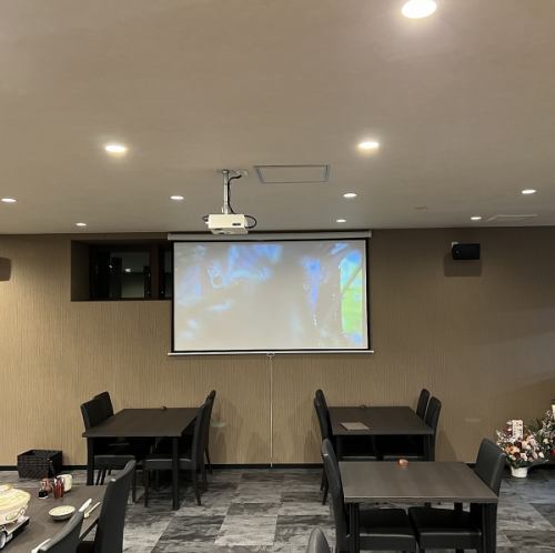 Complete with projector!