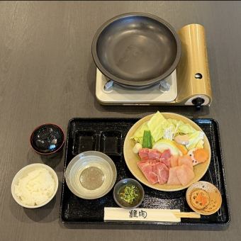 【数量限定】滋賀県産 近江鶏 陶板焼きセット（2名様以上）