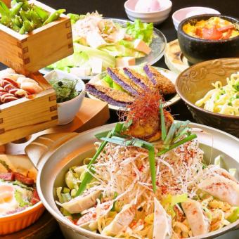 【迷ったらコレ!】コスパ抜群!!ブタトリ軟骨餃子鍋コース♪120分飲み放題付き4000円