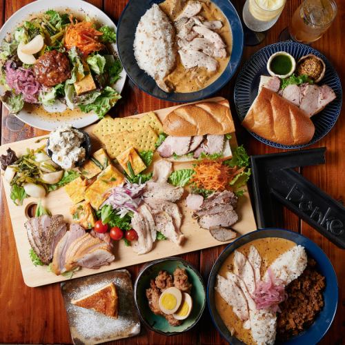 こだわりのフードメニュー