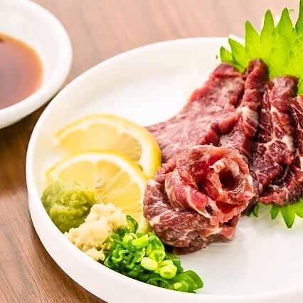 Horsemeat sashimi delivered directly from Kumamoto