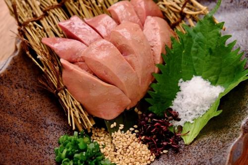 Specialty! White liver sashimi