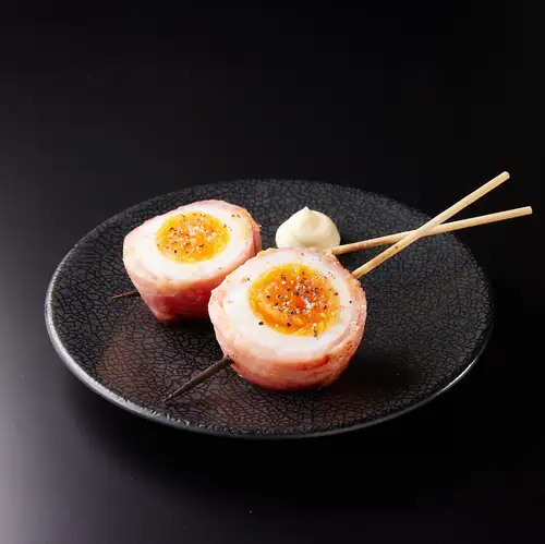 半熟ベーコンエッグ巻
