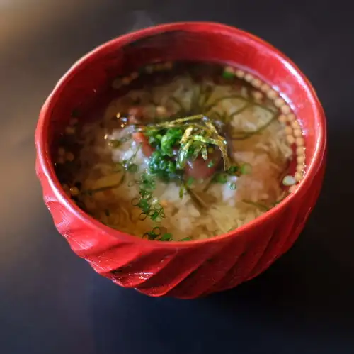 紀州梅としらす茶漬け